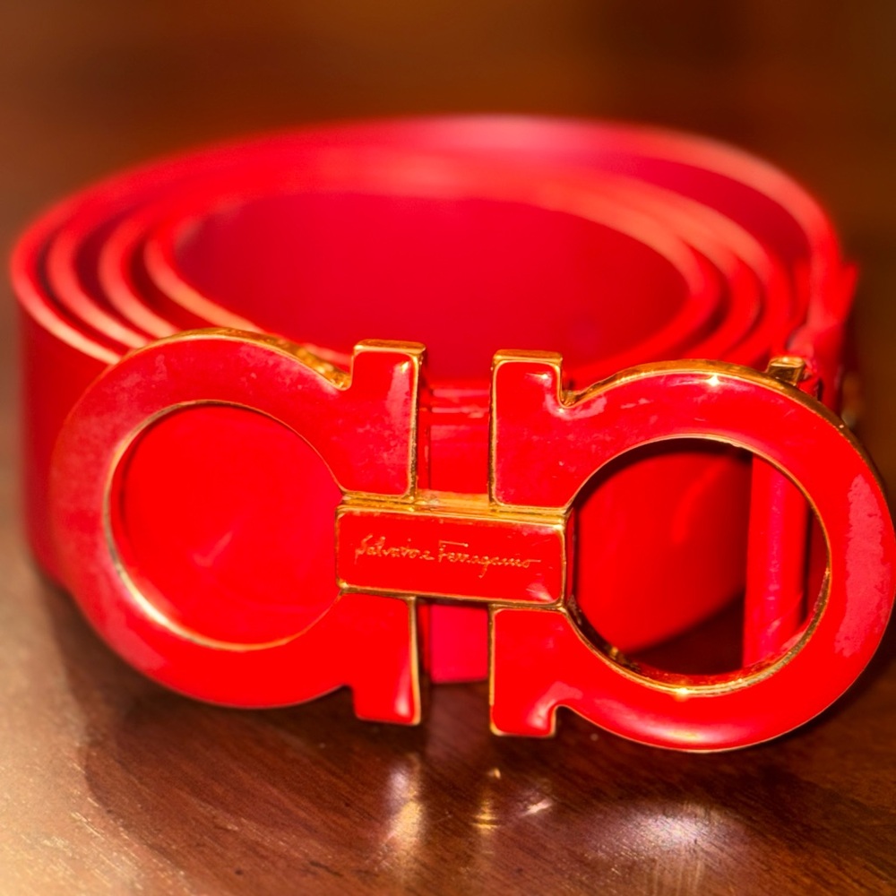 Salvatore Ferragamo Red men’s Belt